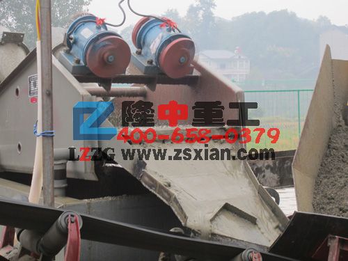 细沙回收机现场图